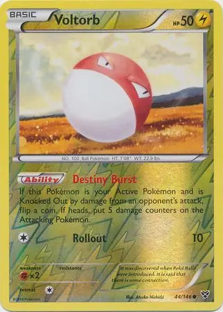 Voltorb 44/146 (XY Base Set)  - Reverse Holofoil | Good Games Adelaide SA