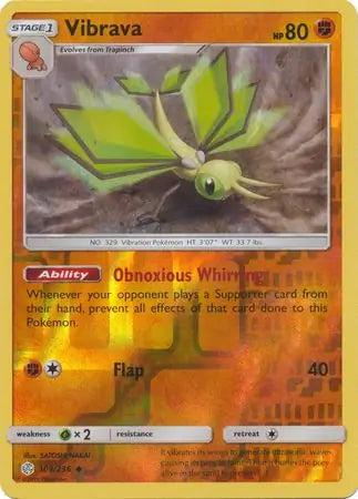 Vibrava 109/236 (SM - Cosmic Eclipse)  - Reverse Holofoil | Good Games Adelaide SA