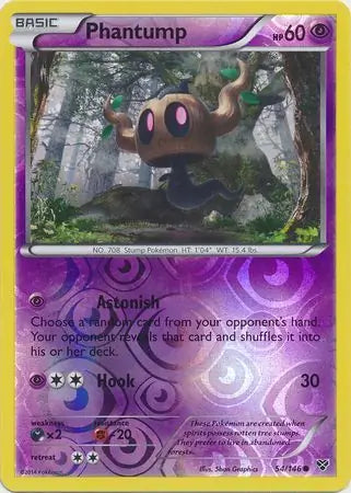 Phantump 54/146 (XY Base Set)  - Reverse Holofoil | Good Games Adelaide SA