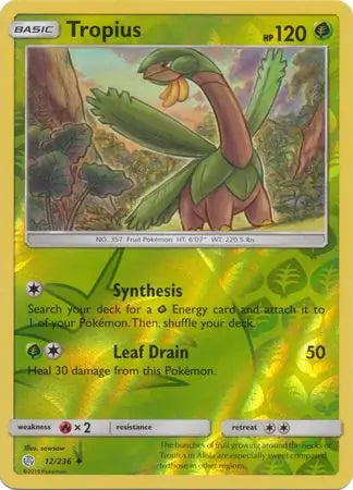 Tropius 12/236 (SM - Cosmic Eclipse)  - Reverse Holofoil | Good Games Adelaide SA