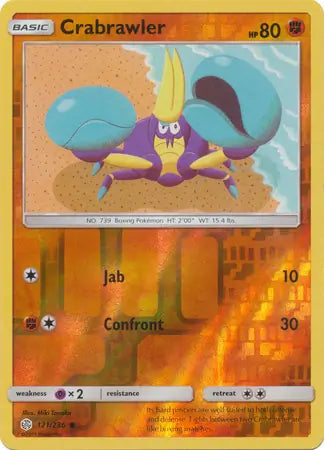 Crabrawler 121/236 (SM - Cosmic Eclipse)  - Reverse Holofoil | Good Games Adelaide SA