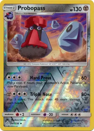Probopass 141/236 (SM - Cosmic Eclipse)  - Reverse Holofoil | Good Games Adelaide SA