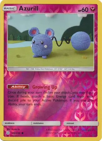 Azurill 146/236 (SM - Cosmic Eclipse)  - Reverse Holofoil | Good Games Adelaide SA