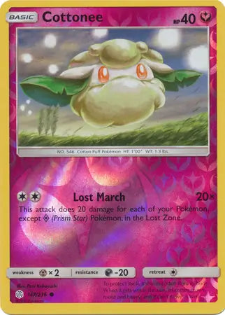 Cottonee 147/236 (SM - Cosmic Eclipse)  - Reverse Holofoil | Good Games Adelaide SA