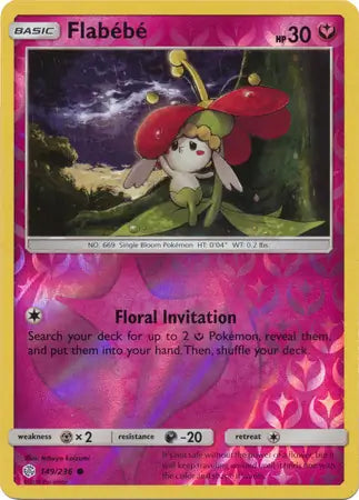 Flabebe 149/236 (SM - Cosmic Eclipse)  - Reverse Holofoil | Good Games Adelaide SA