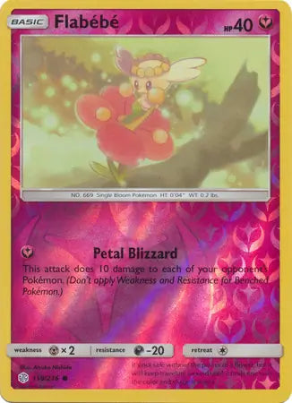 Flabebe 150/236 (SM - Cosmic Eclipse)  - Reverse Holofoil | Good Games Adelaide SA