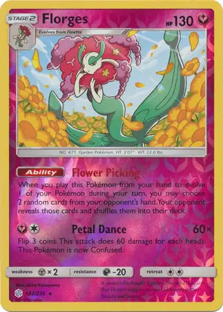 Florges 152/236 (SM - Cosmic Eclipse)  - Reverse Holofoil | Good Games Adelaide SA