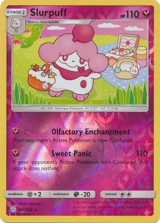 Slurpuff 154/236 (SM - Cosmic Eclipse)  - Reverse Holofoil | Good Games Adelaide SA
