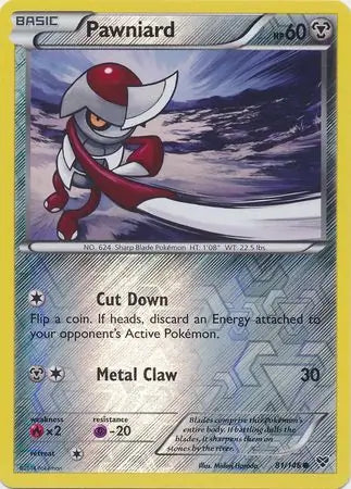 Pawniard 81/146 (XY Base Set)  - Reverse Holofoil | Good Games Adelaide SA