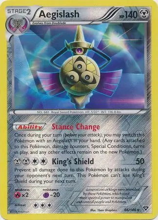 Aegislash 86/146 (XY Base Set)  - Reverse Holofoil | Good Games Adelaide SA