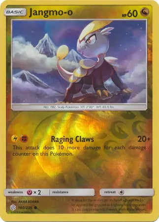 Jangmo-o 160/236 (SM - Cosmic Eclipse)  - Reverse Holofoil | Good Games Adelaide SA
