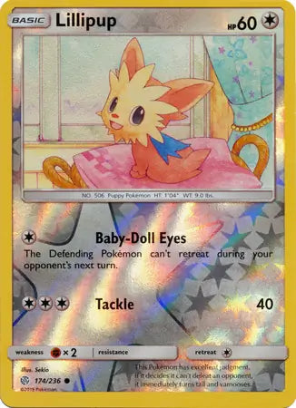 Lillipup 174/236 (SM - Cosmic Eclipse)  - Reverse Holofoil | Good Games Adelaide SA
