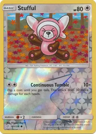 Stufful 181/236 (SM - Cosmic Eclipse)  - Reverse Holofoil | Good Games Adelaide SA