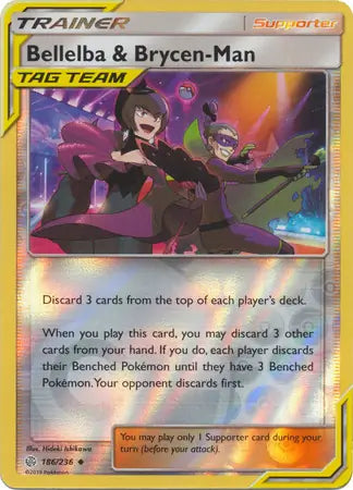 Bellelba and Brycen-Man 186/236 (SM - Cosmic Eclipse)  - Reverse Holofoil | Good Games Adelaide SA