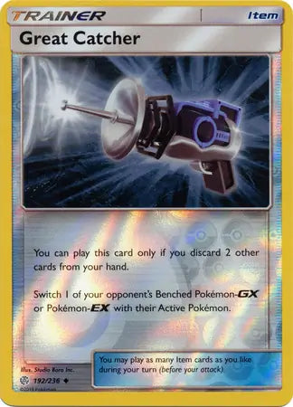 Great Catcher 192/236 (SM - Cosmic Eclipse)  - Reverse Holofoil | Good Games Adelaide SA