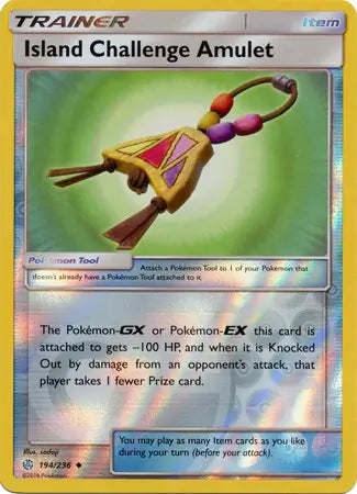 Island Challenge Amulet 194/236 (SM - Cosmic Eclipse)  - Reverse Holofoil | Good Games Adelaide SA