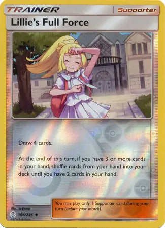Lillie's Full Force 196/236 (SM - Cosmic Eclipse)  - Reverse Holofoil | Good Games Adelaide SA