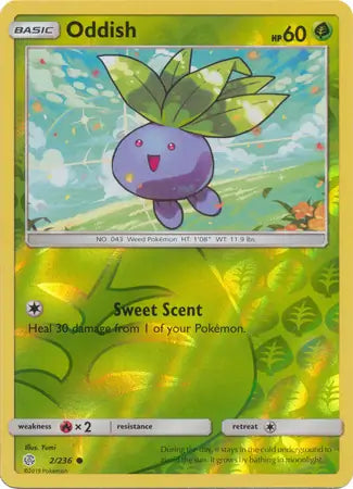 Oddish 2/236 (SM - Cosmic Eclipse)  - Reverse Holofoil | Good Games Adelaide SA