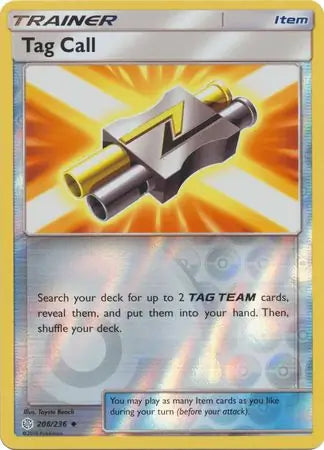 Tag Call 206/236 (SM - Cosmic Eclipse)  - Reverse Holofoil | Good Games Adelaide SA