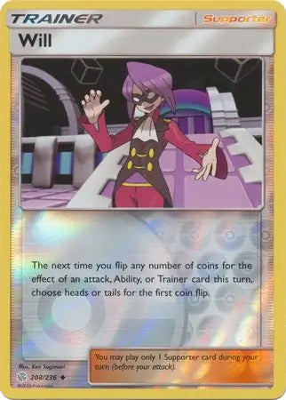 Will 208/236 (SM - Cosmic Eclipse)  - Reverse Holofoil | Good Games Adelaide SA