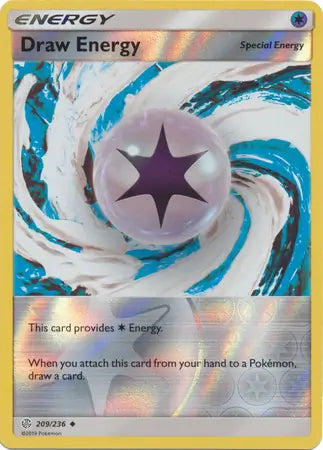 Draw Energy 209/236 (SM - Cosmic Eclipse)  - Reverse Holofoil | Good Games Adelaide SA