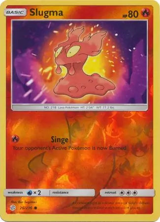 Slugma 26/236 (SM - Cosmic Eclipse)  - Reverse Holofoil | Good Games Adelaide SA