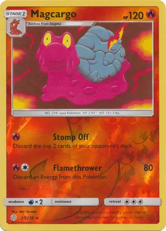 Magcargo 27/236 (SM - Cosmic Eclipse)  - Reverse Holofoil | Good Games Adelaide SA