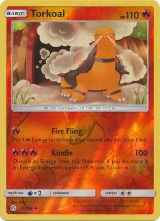 Torkoal 29/236 (SM - Cosmic Eclipse)  - Reverse Holofoil | Good Games Adelaide SA