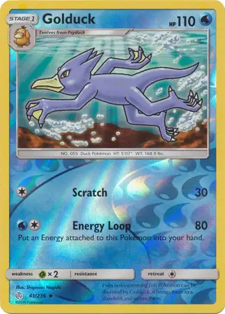 Golduck 41/236 (SM - Cosmic Eclipse)  - Reverse Holofoil | Good Games Adelaide SA
