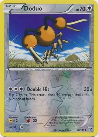 Doduo 98/146 (XY Base Set)  - Reverse Holofoil | Good Games Adelaide SA