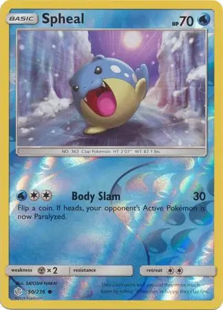 Spheal 50/236 (SM - Cosmic Eclipse)  - Reverse Holofoil | Good Games Adelaide SA