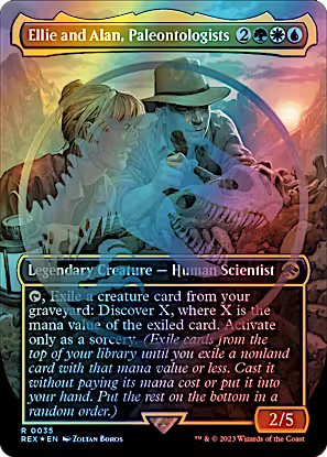 Ellie and Alan, Paleontologists 35 (Universes Beyond: Jurassic World Collection)  - Foil | Good Games Adelaide SA