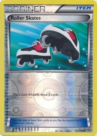 Roller Skates 125/146 (XY Base Set)  - Reverse Holofoil | Good Games Adelaide SA