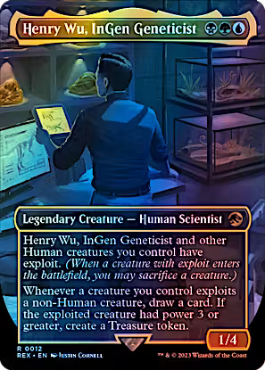 Henry Wu, InGen Geneticist 37 (Universes Beyond: Jurassic World Collection)  - Foil | Good Games Adelaide SA