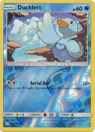 Ducklett 59/236 (SM - Cosmic Eclipse)  - Reverse Holofoil | Good Games Adelaide SA