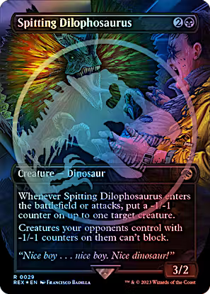 Spitting Dilophosaurus 29 (Universes Beyond: Jurassic World Collection)  - Foil | Good Games Adelaide SA
