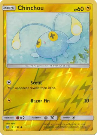 Chinchou 71/236 (SM - Cosmic Eclipse)  - Reverse Holofoil | Good Games Adelaide SA