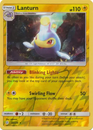 Lanturn 72/236 (SM - Cosmic Eclipse)  - Reverse Holofoil | Good Games Adelaide SA