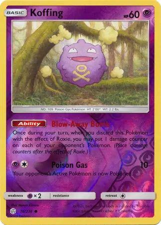 Koffing 76/236 (SM - Cosmic Eclipse)  - Reverse Holofoil | Good Games Adelaide SA