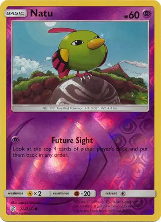 Natu 78/236 (SM - Cosmic Eclipse)  - Reverse Holofoil | Good Games Adelaide SA