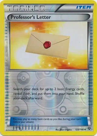 Professors Letter 123/146 (XY Base Set)  - Reverse Holofoil | Good Games Adelaide SA