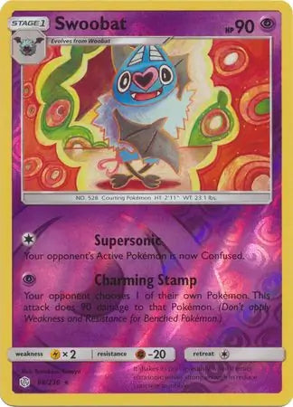 Swoobat 88/236 (SM - Cosmic Eclipse)  - Reverse Holofoil | Good Games Adelaide SA