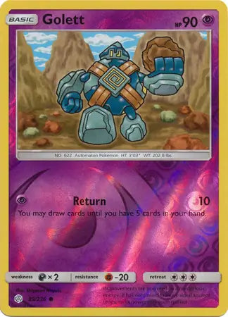 Golett 89/236 (SM - Cosmic Eclipse)  - Reverse Holofoil | Good Games Adelaide SA