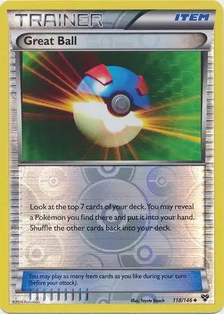 Great Ball 118/146 (XY Base Set)  - Reverse Holofoil | Good Games Adelaide SA
