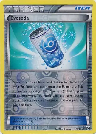 Evosoda 116/146 (XY Base Set)  - Reverse Holofoil | Good Games Adelaide SA