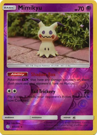 Mimikyu 97/236 (SM - Cosmic Eclipse)  - Reverse Holofoil | Good Games Adelaide SA