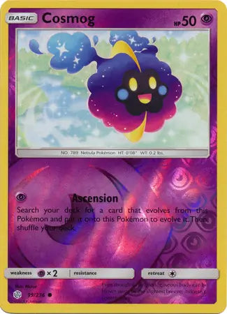 Cosmog 99/236 (SM - Cosmic Eclipse)  - Reverse Holofoil | Good Games Adelaide SA