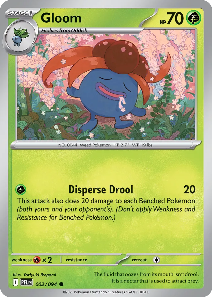 Gloom 002/094 (ME02: Phantasmal Flames)  - Reverse Holofoil | Good Games Adelaide SA