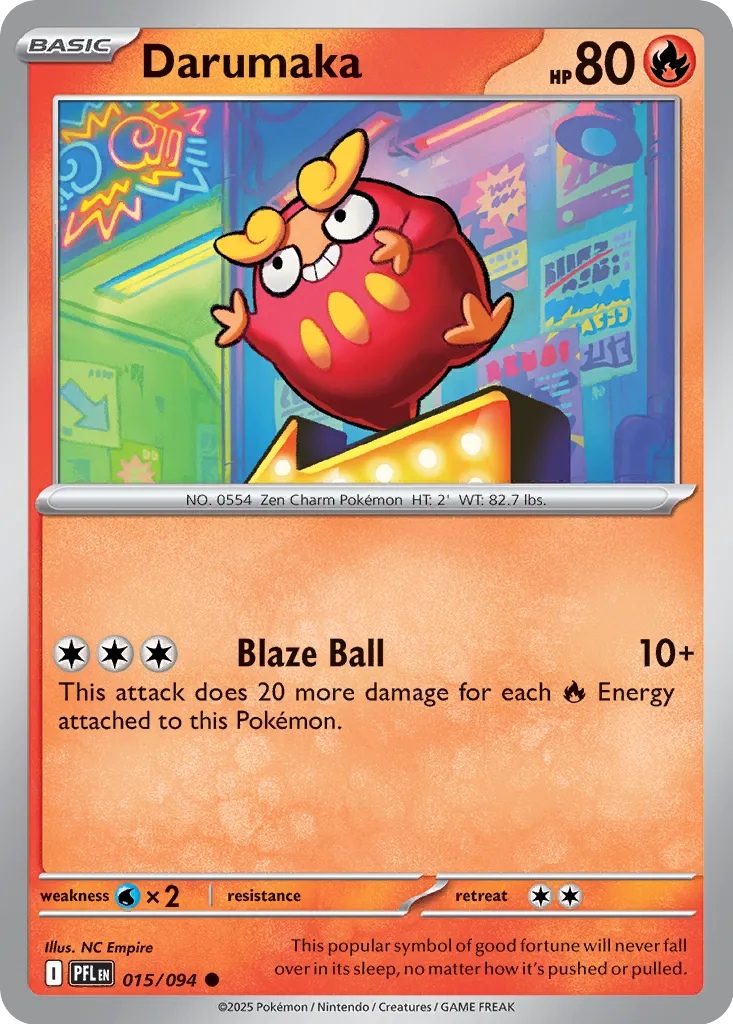 Darumaka 015/094 (ME02: Phantasmal Flames)  | Good Games Adelaide SA