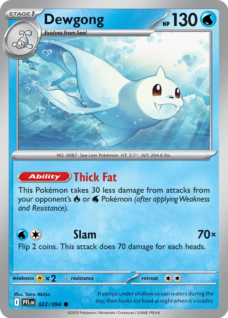 Dewgong 022/094 (ME02: Phantasmal Flames)  | Good Games Adelaide SA